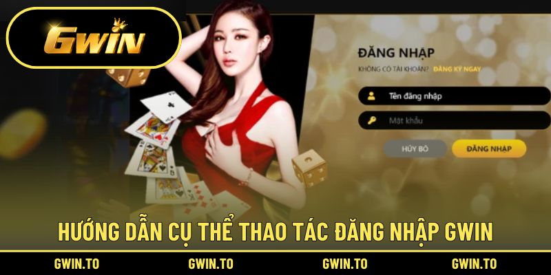 Thao tác tiến hành vào nhà cái đơn giản